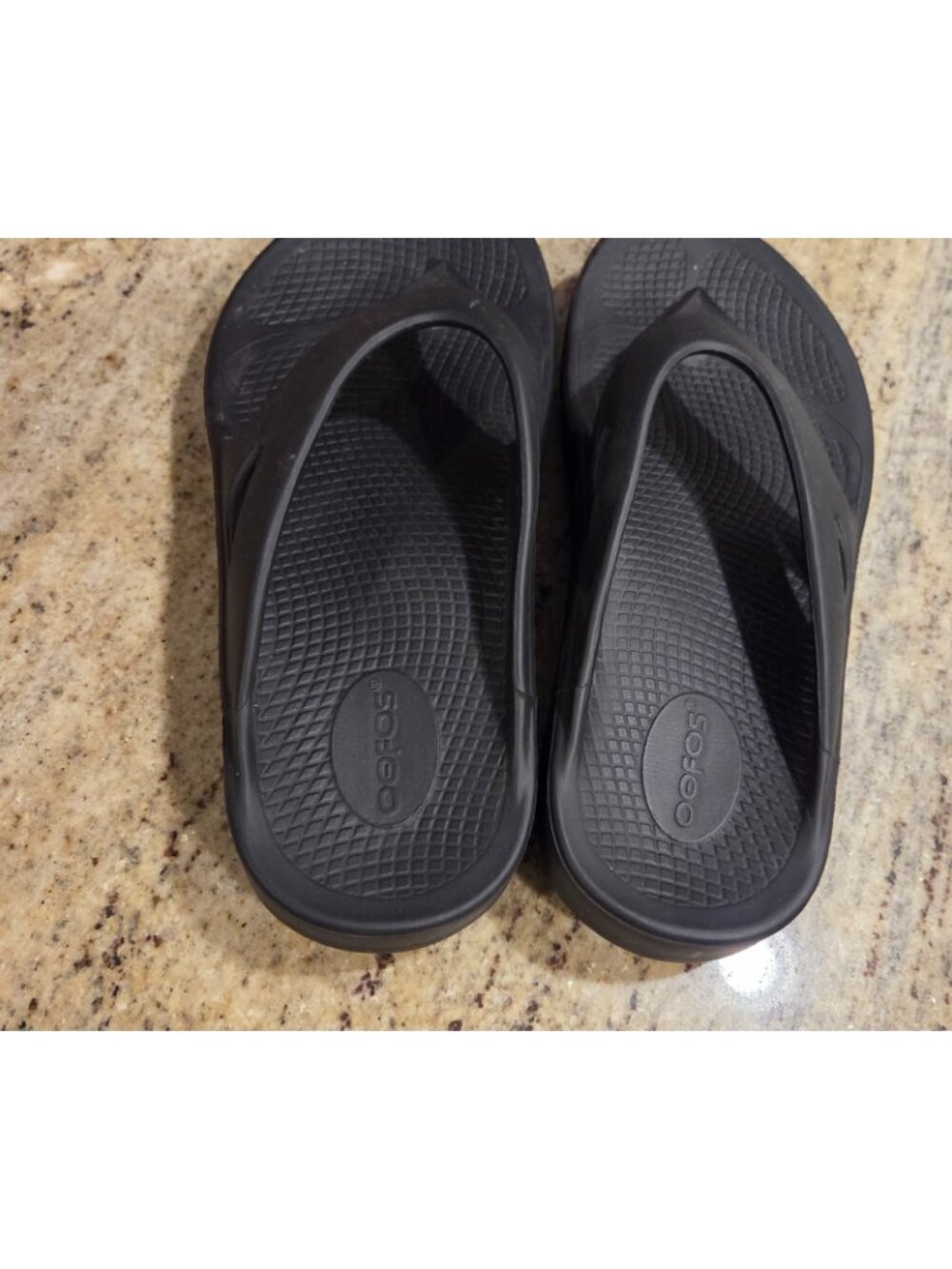 Oofos Original Unisex Recovery Thong Flip-Flop Black Men Size 8 Womens 10 EU 41 - Picture 5 of 14